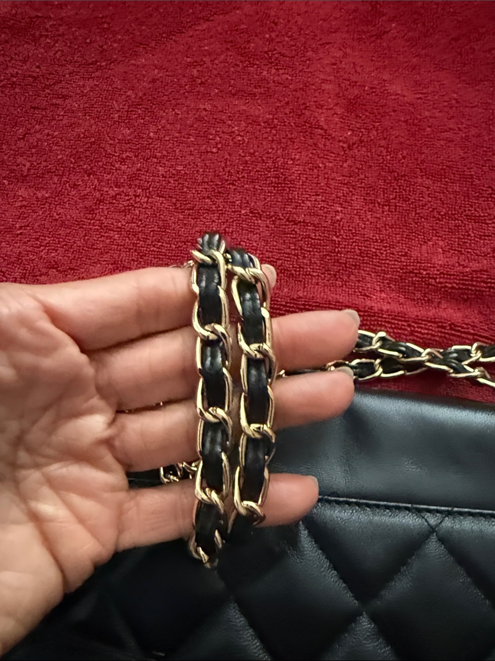 Leather Quilted Handbag - Picture 5 of 14